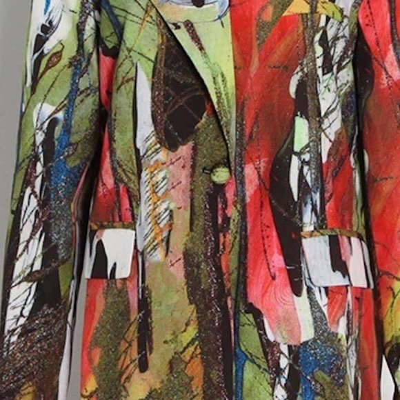 NEW MADONNA LUXE & LEATHER multi button front blazer jacket M-XL LIMITED EDITION - Picture 5 of 7